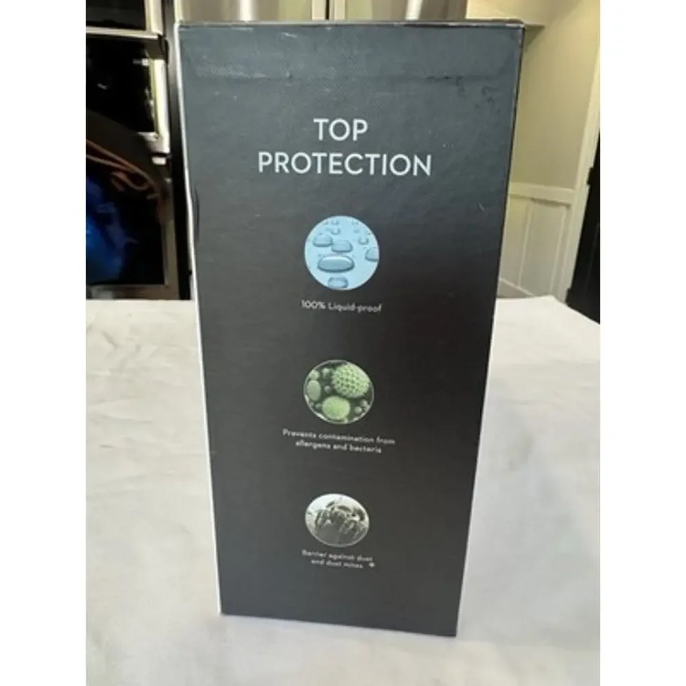 Malouf Sleep Tite Prime Terry Waterproof Mattress Protector Twin Size Bed New